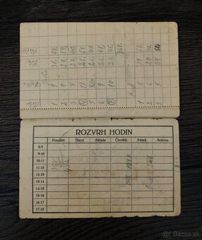 Starý prvorepublikový zápisník. - 5