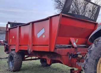 Rozmetadlo hnoja, rur, 10,5t nosnost, cca 12m3 - 5