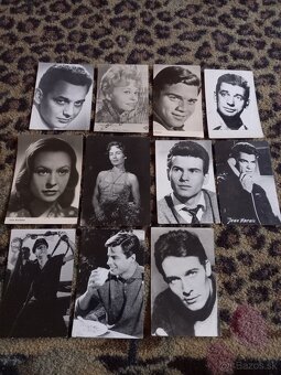 Retro pohľadnice hercov - 5