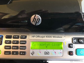 Predám farebnú tlačiareň HP Oficejet 4500 wireles sa 25 eur - 5