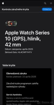 Apple Watch 10 42mm Jet Black - nové, neaktivované - 5