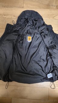 Timberland zimná puffer bunda M – čierna, ako nová - 5