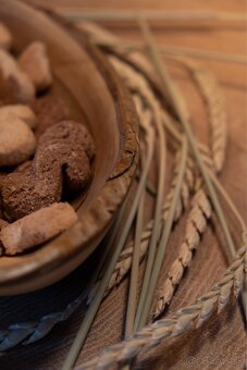 Ručne vyrobená drevená misa z orecha - 5