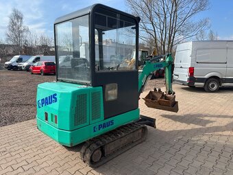 Minibagr 1,5T německé značky Paus + 3x lžíce - 5
