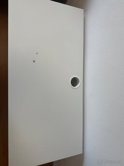 Ikea Micke stol biely - 5
