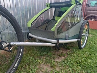 Cyklo/Skialp/bežecký vozík pre 2 deti - 5