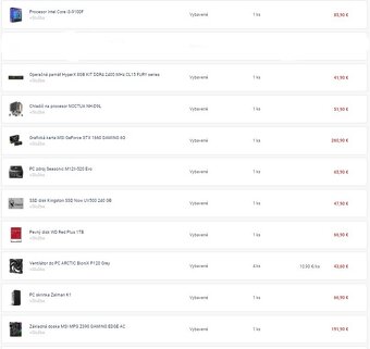 Herný / kancelársky počítač – GTX 1660, i3-9100F, 8 GB RAM - 5
