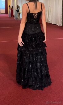 Luxusné trblietavé šaty - 5