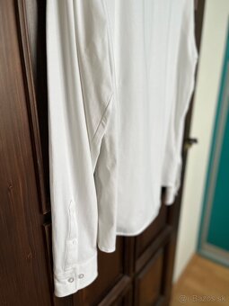 New Yorker pánska biela elastická košeľa č. L - 5