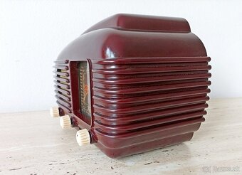 Art Deco starožitné rádio Talisman, krásný stav, funkční - 5