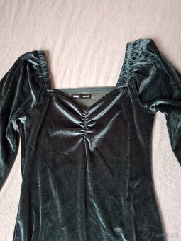 Zelené šaty, Sinsay, XS - 5