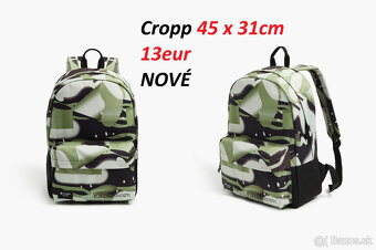 Ruksak Cropp, Taška na plece Reebok, Nákupná džínsová taška - 5