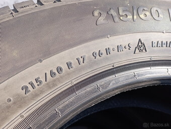 215/60/17 Continental zimné pneu 4ks - 5