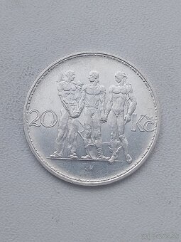 Strieborne mince 1.ČS republika - 5