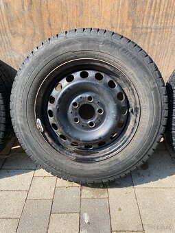 Oceľové disky 5x112 R15 ET60 6J + Barum SnoVanis 195/70 R15 - 5