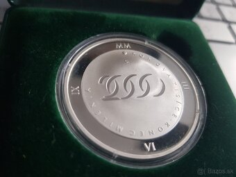 2000 Kč zlato-strieborná minca, rok 1999 - 5
