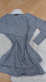 Zara dámsky predlžený sveter L-XL - 5