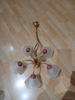 5-ramenný luster + stolová lampa - 5