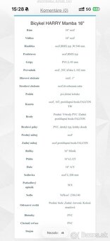 Detský bicykel 16" - 5