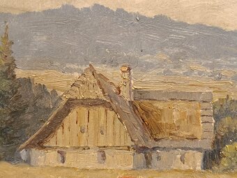 Obraz František Zavřel Žně, olej na plátně 61x81 - 5