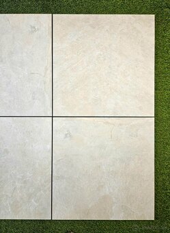 Dlažba protišmyk aj na terče 60x60x2cm, jemná krémova - 5