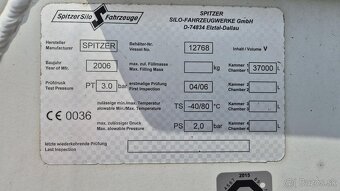 Prodám SPITZER SF 2737/2P - SILOCISTERNA 37 m3 - 5
