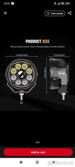 Predám svetlá na moto BMW KTM HONDA A INE - 5