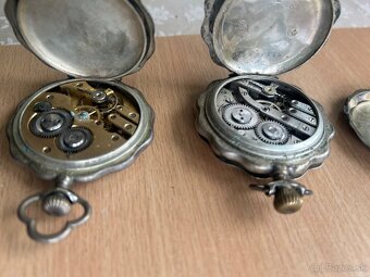 Predám strieborné vreckové hodiny - 5