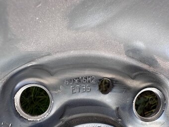 Plechove disky R 16 / 5x 122 / originál Škoda - 5