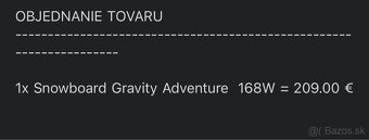 GRAVITY STEP ON board 168W - 5