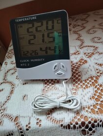 Teplomer (NOVÝ) pre meranie vonkajšej aj vnútornej teploty - 5