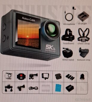 Akčná kamera 5K - 5
