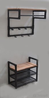 Kovová konštrukcia regál obývacia stena - 5