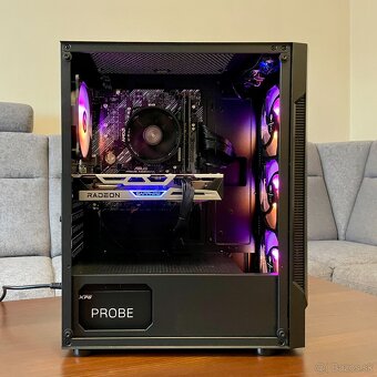 Herný PC Ryzen 5 5500,RX 6600 XT,16GB RAM,512GB SSD - 5