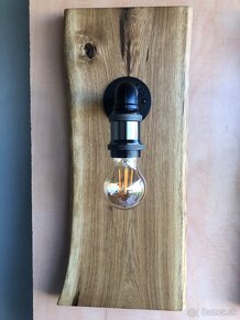 Led dubove nastenne svietidla, lampy - 5