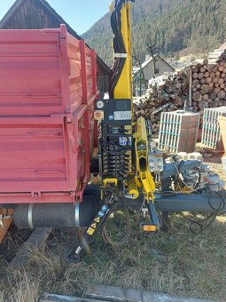 Traktorový náves BIG 9.7 + hydraulická ruka - 5