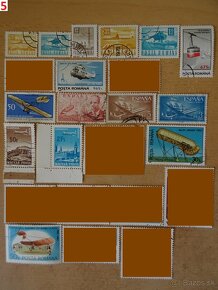 Nádherné poštové známky LIETADLÁ - 5