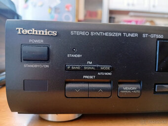 Predám tuner Technics ST-GT550 - 5