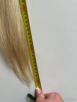 Vlasy európske 50 cm blond - 5