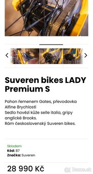 Bicykel SUVEREN LADY Premium S-50 - 5