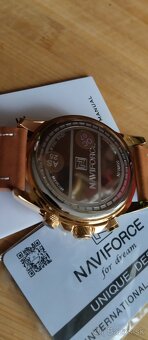 perfektní pilotské hodinky NAVIFORCE US ARMY chronograf - 5