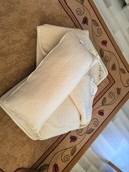 Súprava merino a pérove paplony - 5