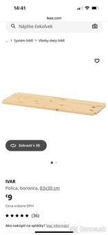 Policová zostáva Ikea Ivar - 5