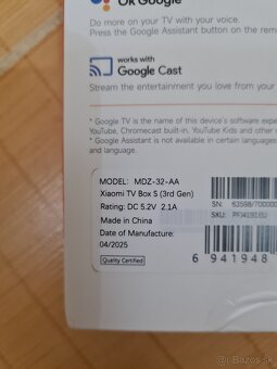 Xiaomi TV Box S - 3rd gen - 5