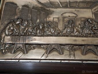 Starý reliéf posledná večera - 5