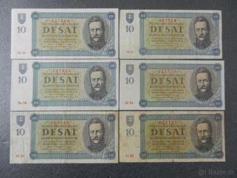 Vzácnejšie Slovenské bankovky vojnové obdobie - 5