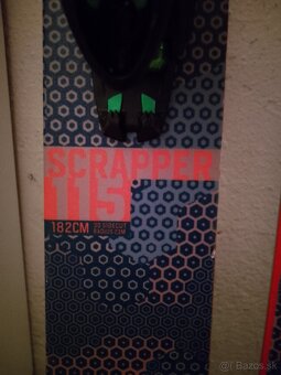 freeride lyze SCOTT Scrapper 182 cm a SALOMON Gun 188 cm - 5