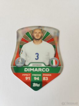 chrome shield Euro 2024 kartičky topps match attax celý set - 5