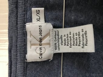 CALVIN KLEIN originál modre pánske tricko XL - 5