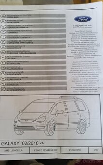 Strešný nosič, lyžiny Ford Galaxy - 5